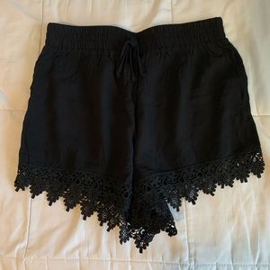 Black flowy shorts *SOLD*